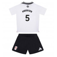 Fulham Joachim Andersen #5 Hjemmedraktsett Barn 2024-25 Kortermet (+ Korte bukser)